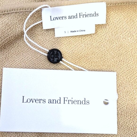 NWT Lovers + Friends | Cotton Blend Romper Tan Langley Surplice | Size Small - Picture 3 of 12